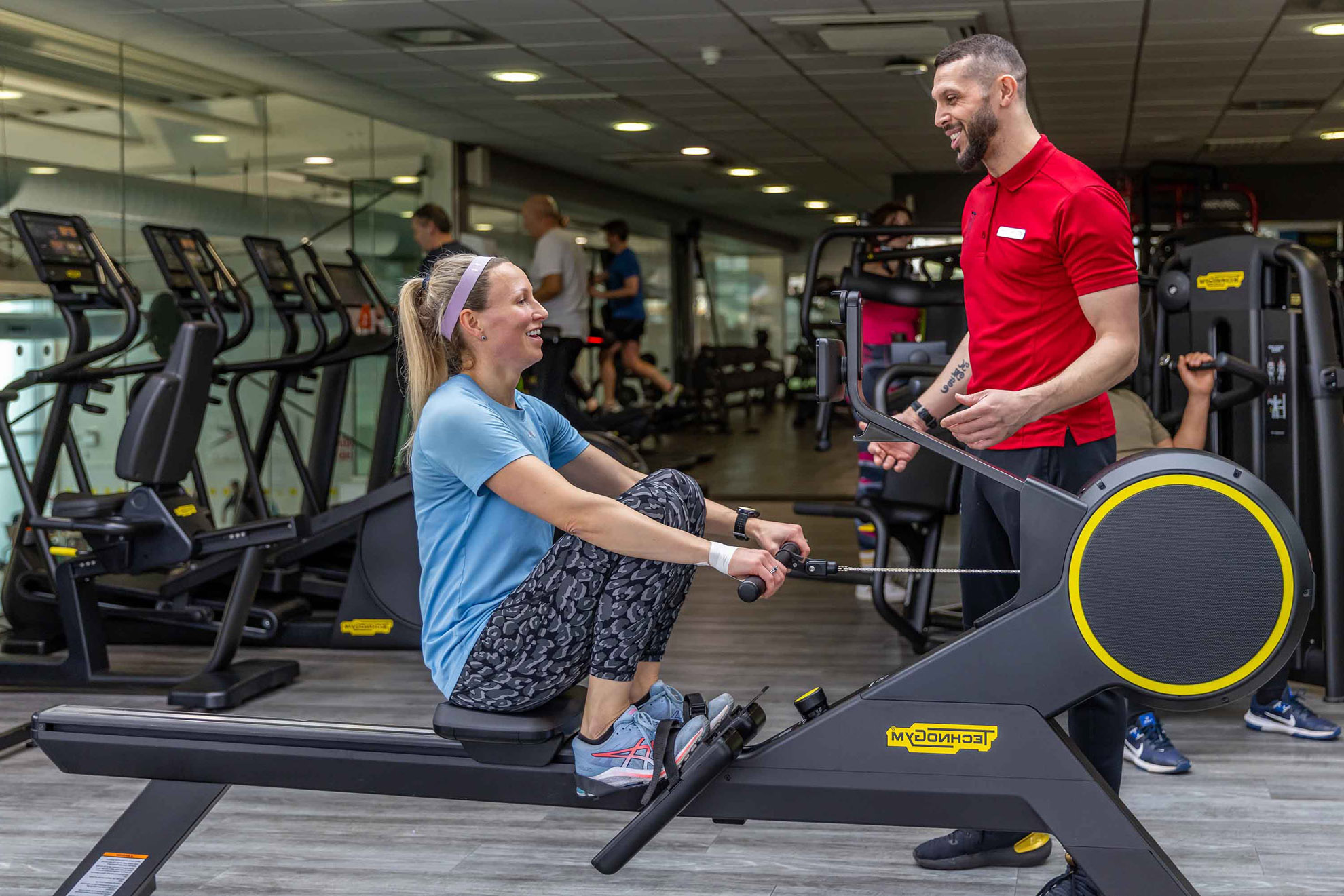 Westwoods-gym-fenaler-member-rowing-machine